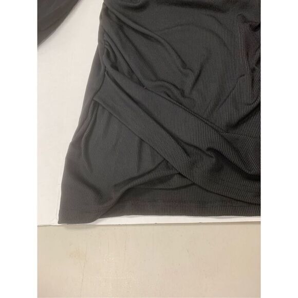 Open Cut Out detail Puff Sleeve Dress - Picture 2 of 7